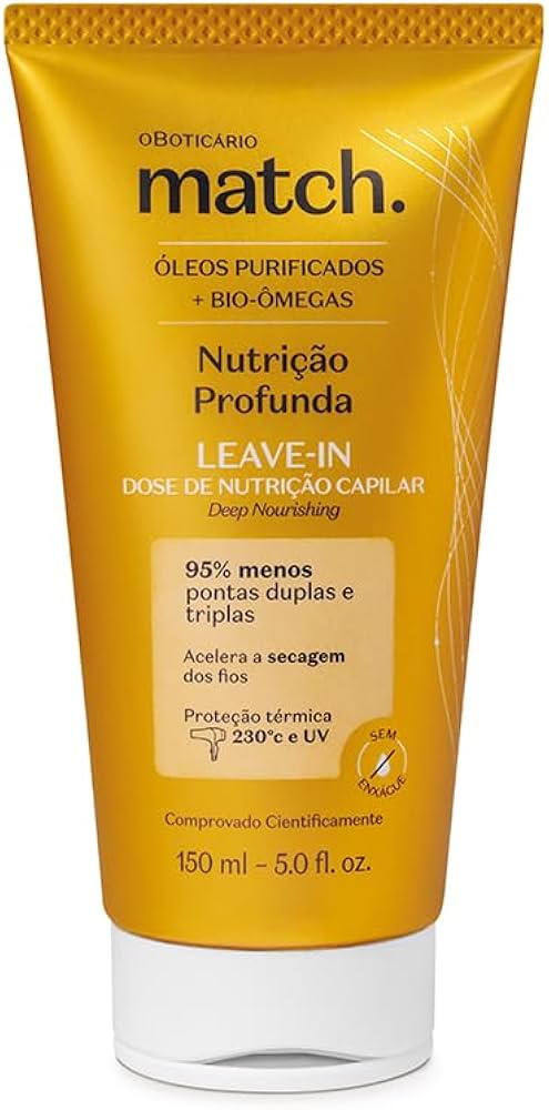 Leave-in Match Nutrição Profunda, 150ml