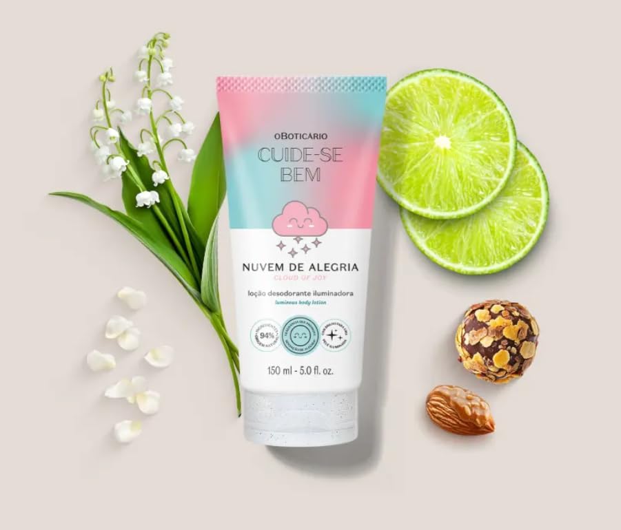 Cuide-se Bem Nuvem de Alegria Loção Hidratante Iluminadora, 150ml