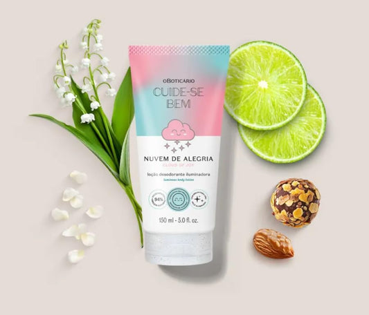 Cuide-se Bem Nuvem de Alegria Loção Hidratante Iluminadora, 150ml
