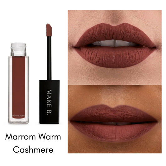 Rouge à lèvres liquide mat à l'acide polyglutamique WARM CASHMERE MAKE B