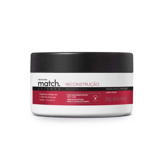 Máscara Capilar Match Science Reconstrução, 250g