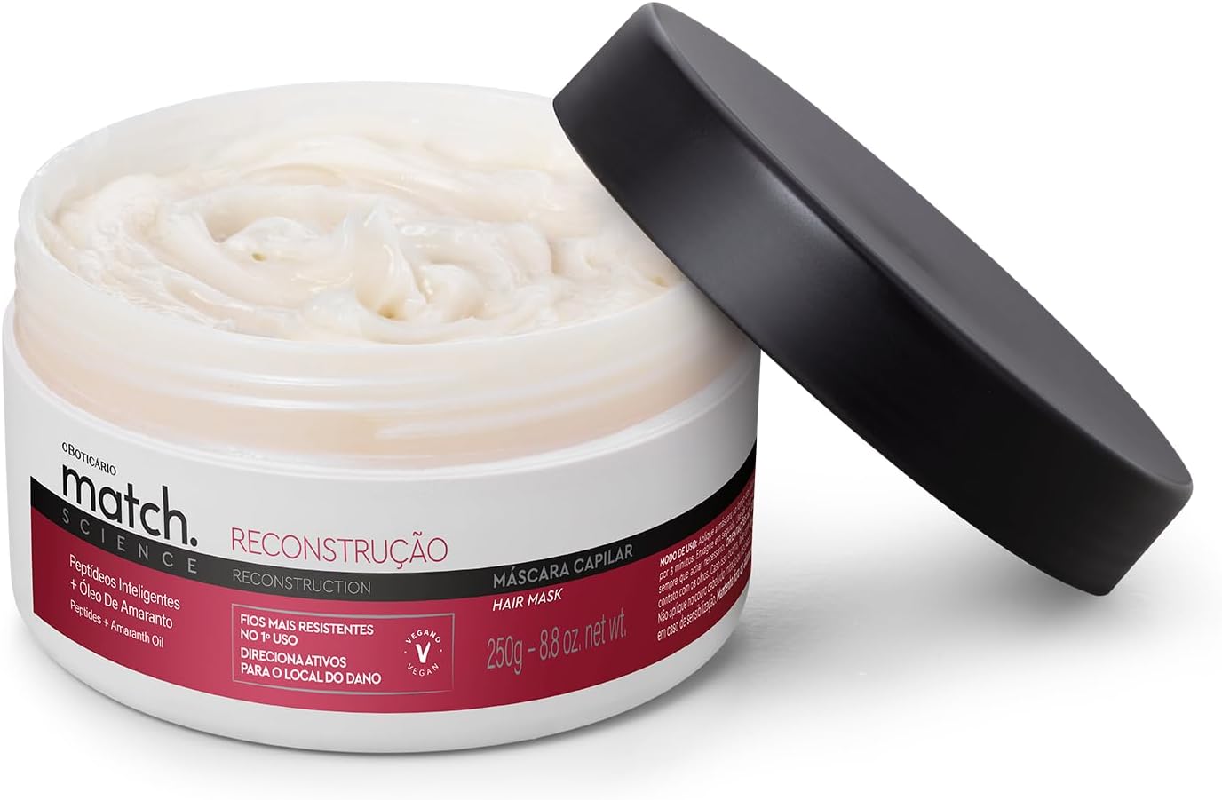 Máscara Capilar Match Science Reconstrução, 250g