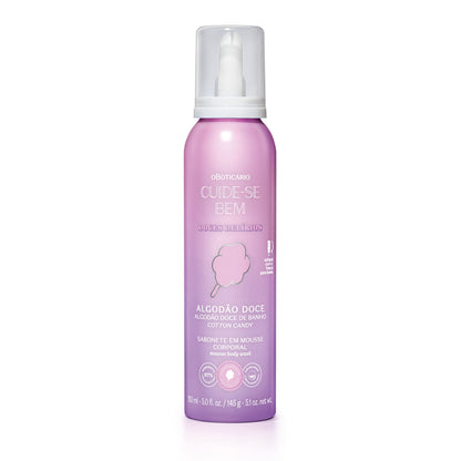 Mousse de Bain Cuide-se Bem Algodão Doce, 150ml