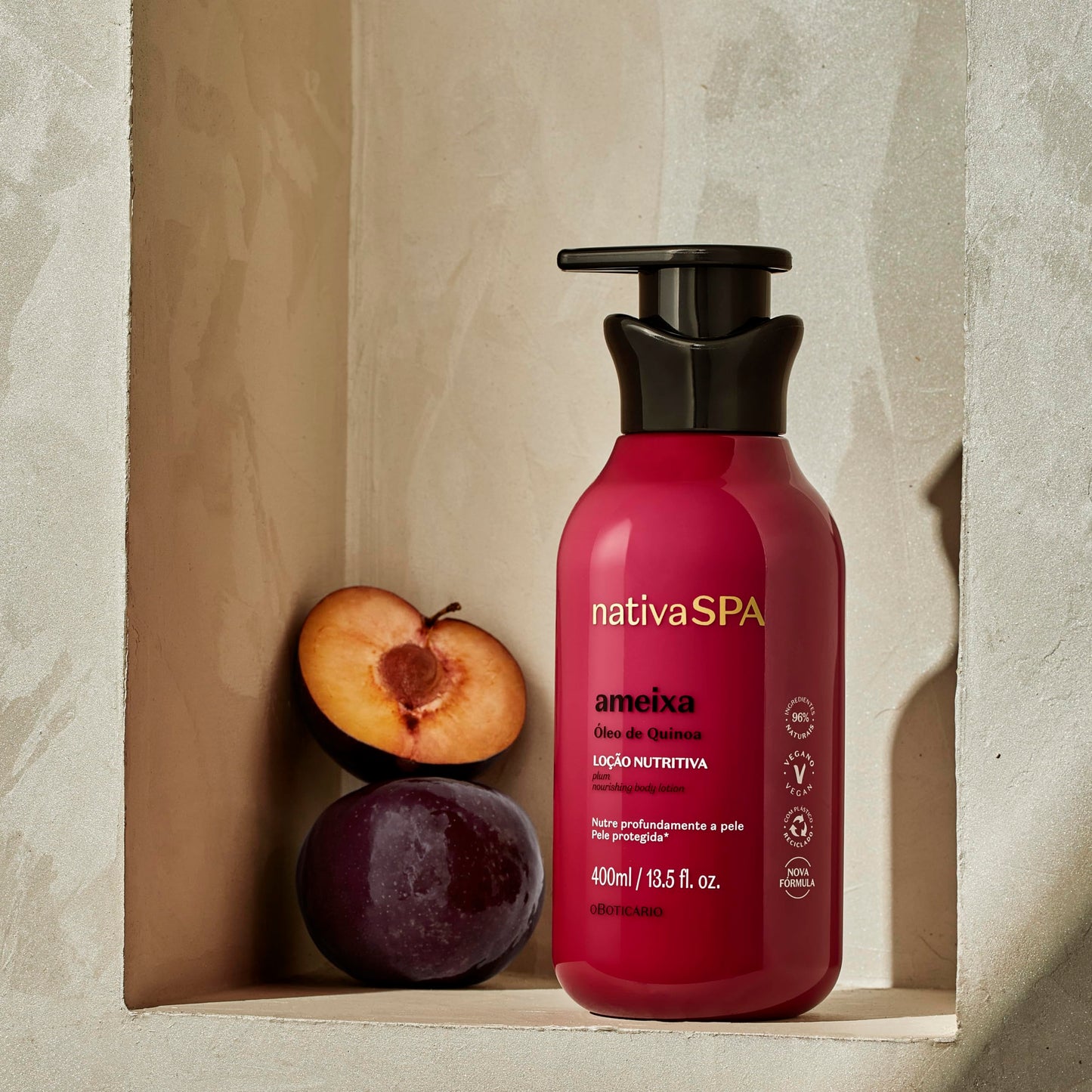 Loção Hidratante Nativa SPA Ameixa, 400 ml