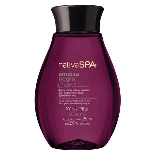 Huile corporelle hydratante Nativa Spa Ameixa Negra, 200ml