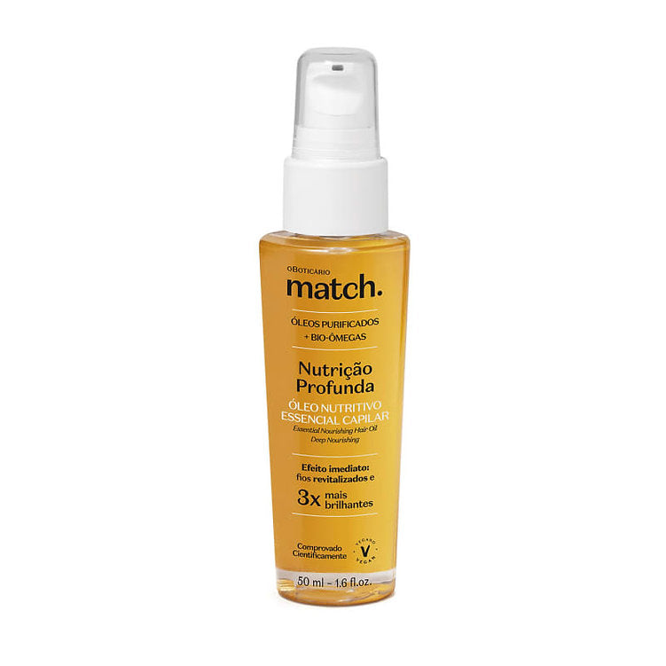 Oleo Capilar Nutricao Profunda Match 50Ml