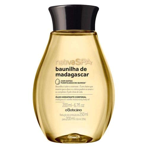 Óleo Corporal Hidratante Nativa Spa Baunilha de Madagascar 200ml