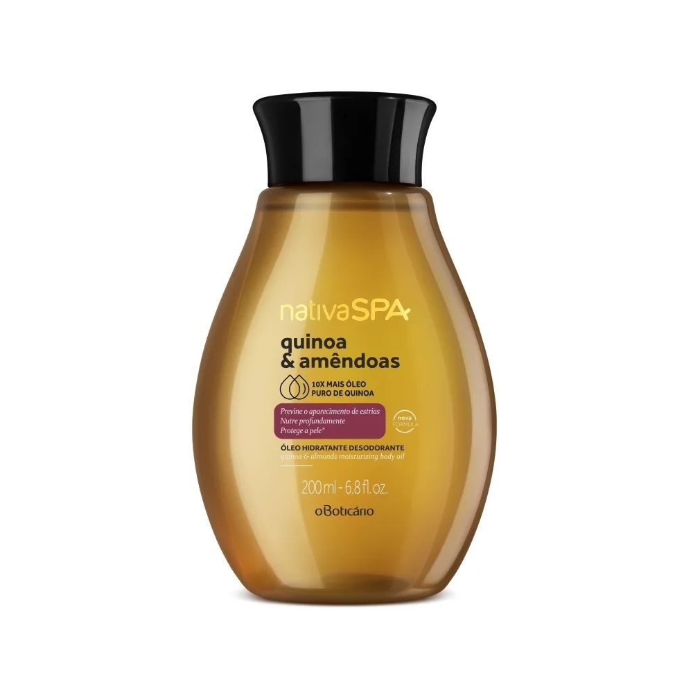 Óleo Corporal Hidratante Nativa Spa Amêndoas & Quinoa, 200ml