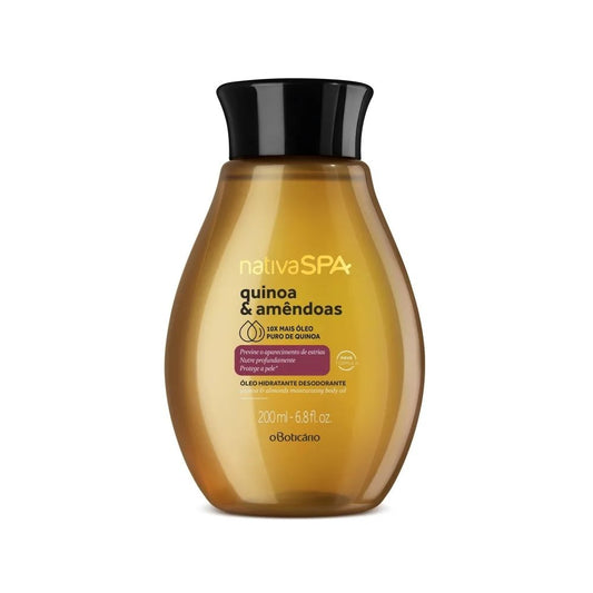 Óleo Corporal Hidratante Nativa Spa Amêndoas & Quinoa, 200ml