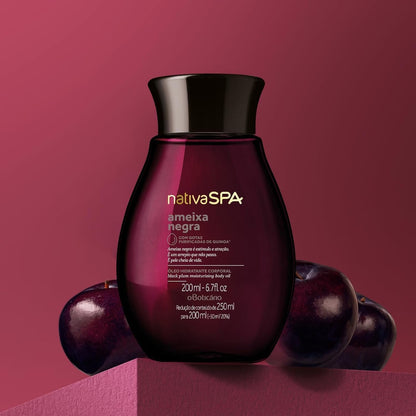 Óleo Glorioso de Banho Nativa Spa Ameixa Negra, 200ml