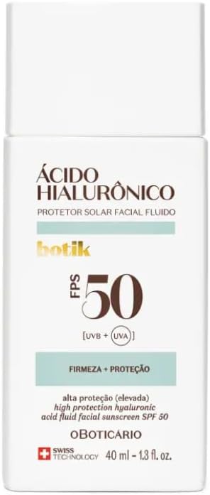 Fluido Multiprotetor Ácido Hialurónico FPS50 Botik 30ml