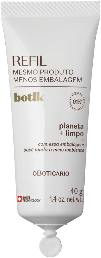 Refil Gel Creme Facial Ácido Hialurónico Botik, 40g