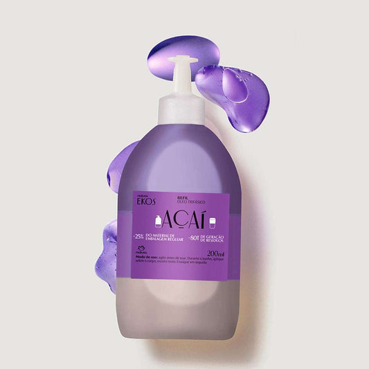 Recharge d'huile corporelle triphasée 200 ml - Ekos Acai