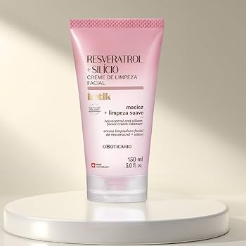 Creme de Limpeza Facial Botik Resveratrol E Silício, 150ml