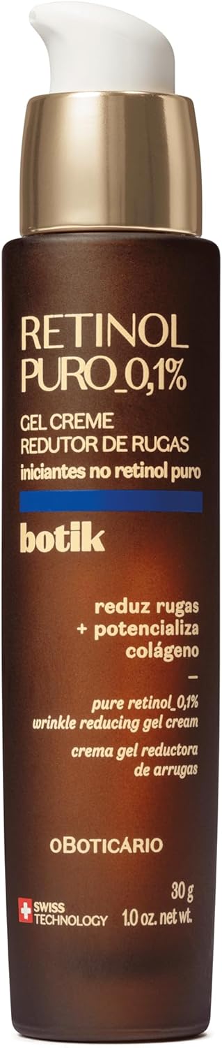 Gel Creme Redutor de Rugas 0,1% Retinol Puro 30Gr