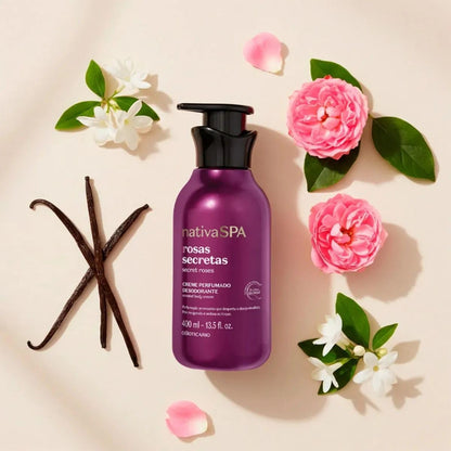 Loção Hidratante Corporal Nativa SPA Rosas Secretas, 400ml