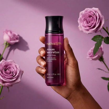 Body Splash Nativa SPA Rosas Secretas, 200ml