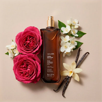 Óleo Multifuncional Glorioso Nativa SPA Rosas Secretas, 85ml