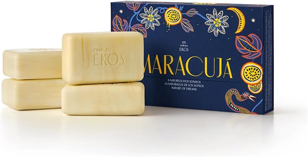 Sabonete em Barra Puro Vegetal Ekos Maracujá