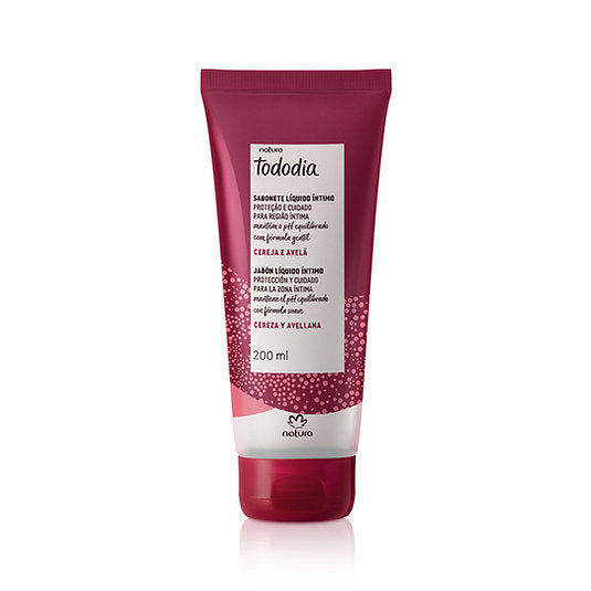 Sabonete Liquido Intimo Cereja e Avela Natura Tododia 200ml
