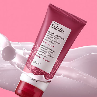 Sabonete Liquido Intimo Cereja e Avela Natura Tododia 200ml
