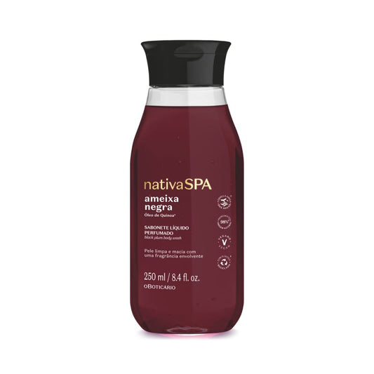 Sabonete Líquido Perfumado Nativa Spa Ameixa Negra, 250ml