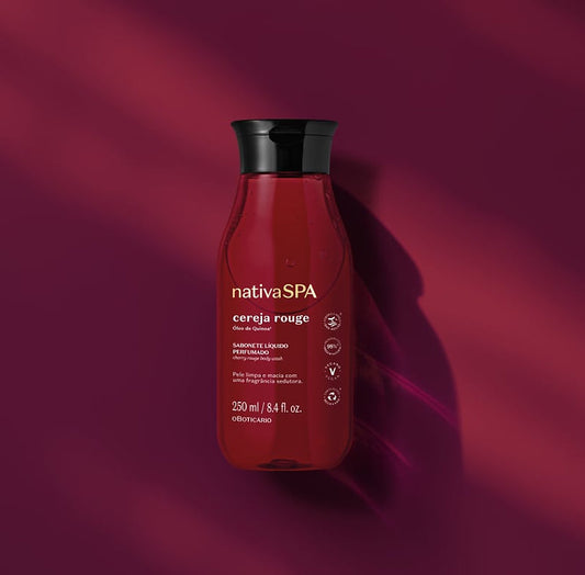 Sabonete Líquido Perfumado Nativa Spa Cereja Rouge 250ml