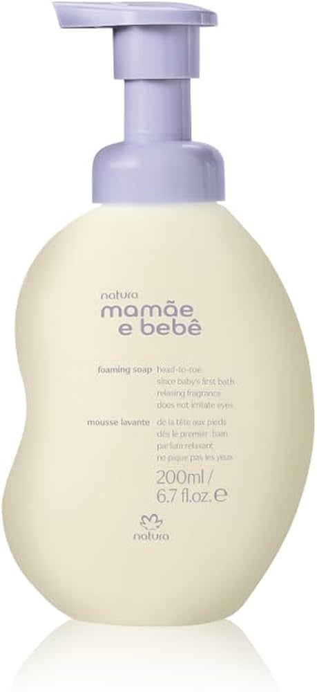 SABONETE EM ESPUMA RELAXANTE - MAMAE E BEBE - 200ML