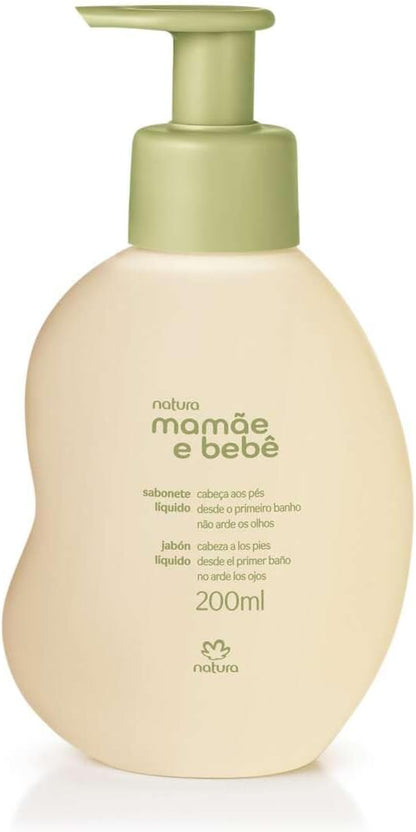 Mamãe e Bebe Sabonete Liquido da Cabeça aos Pes 200ml