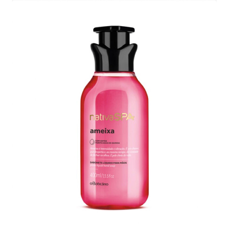Sabonete Líquido Mãos Nativa SPA Ameixa, 400ml