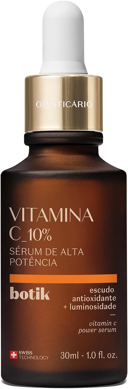 Botik Vitamina C 10% Sérum de Alta Potência, 30ml