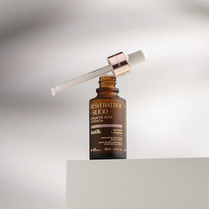 Sérum de Alta Potência Botik Resveratrol + Silício, 30ml