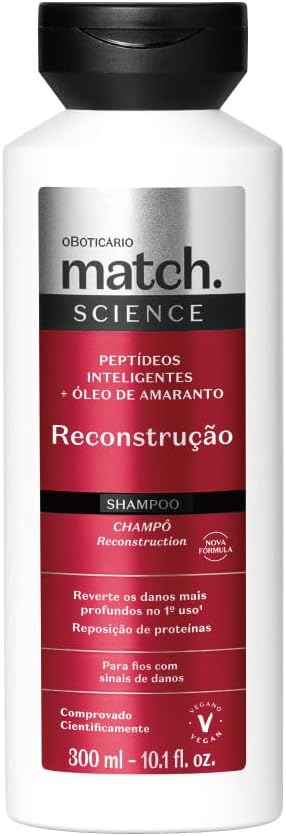 Shampoo Match Science Reconstrução, 300ml