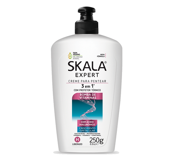 Skala Expert - Creme para Pentear 3 em 1 Bomba de Vitaminas 250gr