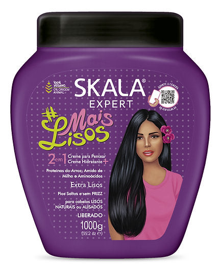 Skala Expert - Creme 2 em 1 Mais Lisos 1Kg