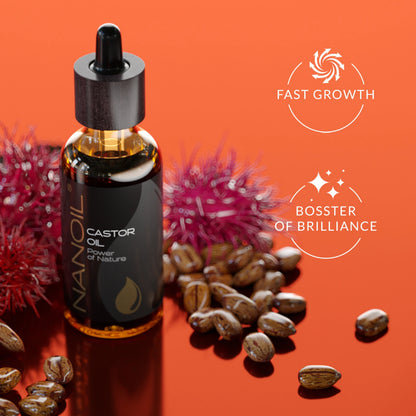Nanoil Castor Oil, Huile de Ricin 50ml