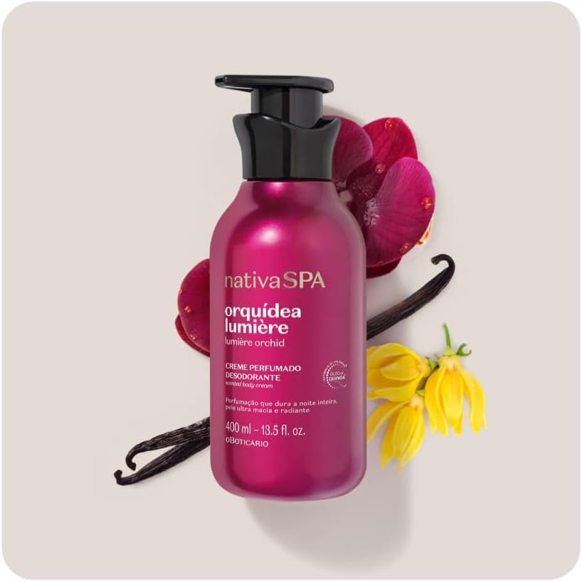 Nativa SPA Creme Hidratante Perfumado Orquídea Lumière, 400ml