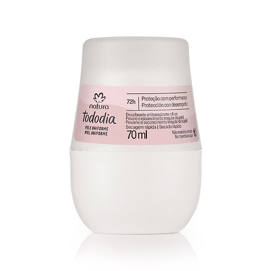 Natura Tododia Aclarar Desodorante Roll-On Feminino 70ml
