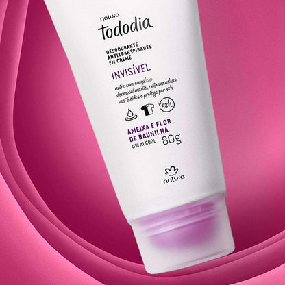 Desodorante em Creme Tododia Ameixa e Flor de Baunilha 80Gr
