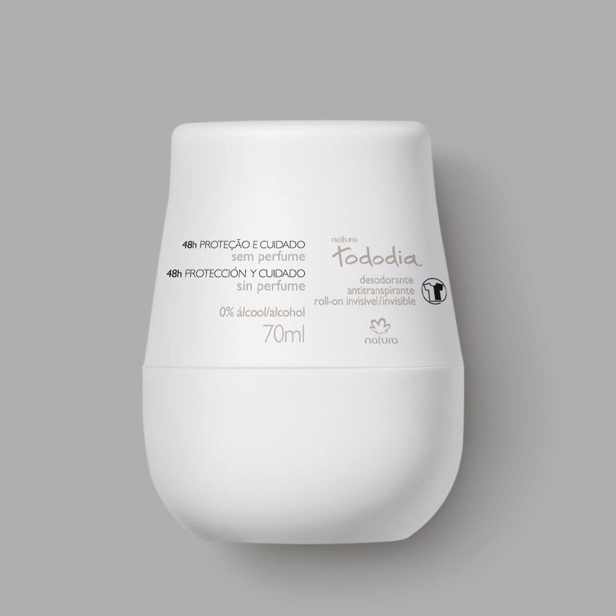 Natura Desodorante Antitranspirante Roll-on Sem Perfume Tododia - 70g