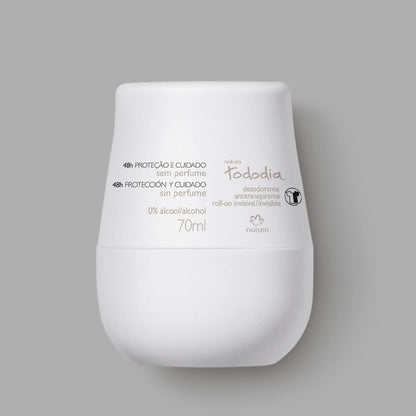 Natura Desodorante Antitranspirante Roll-on Sem Perfume Tododia - 70g