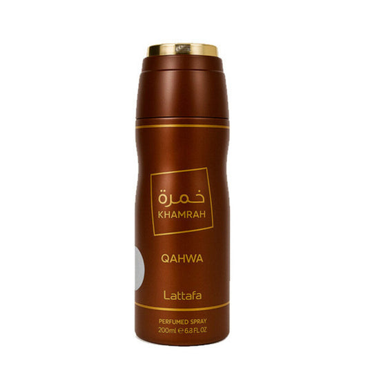 Lattafa Unisex Khamrah Qahwa Deodorant 200ml Spray