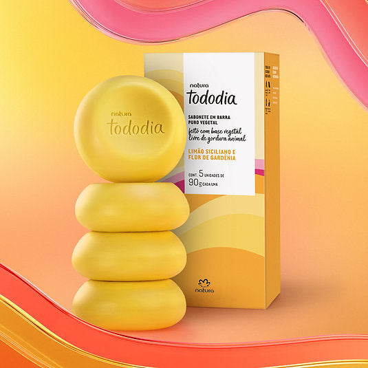 Sabonete Tododia Limao Siciliano e Flor de Gardenia 5x90Gr
