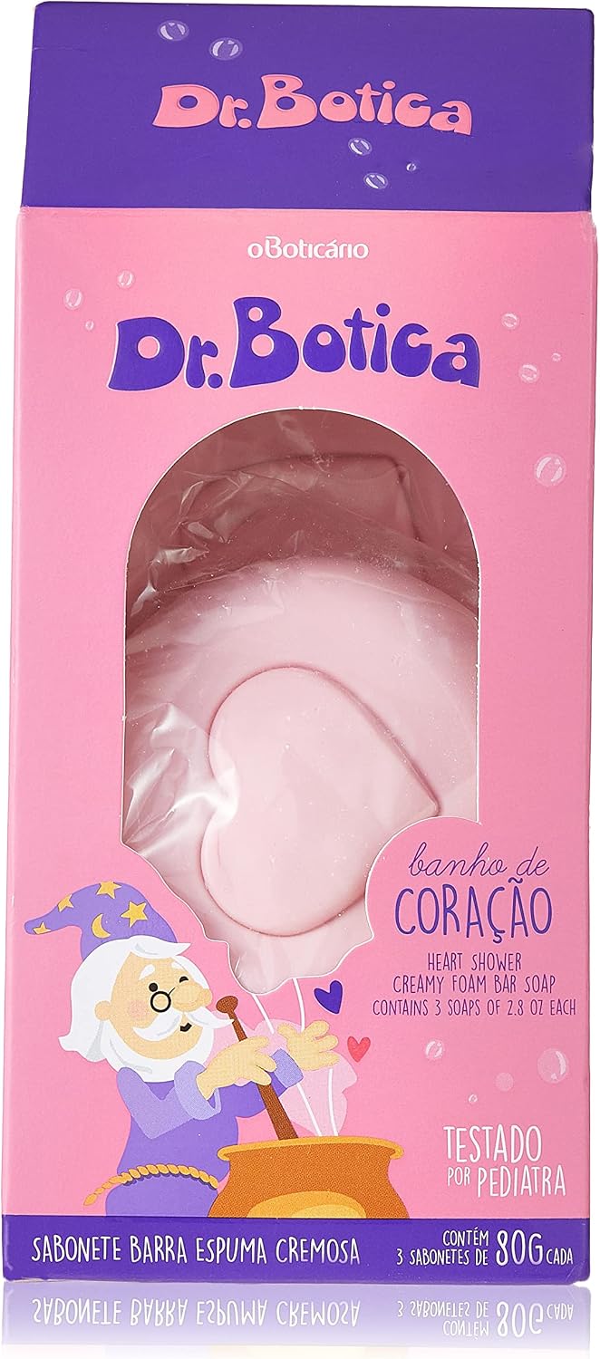 Dr. Botica sabonete barra Banho de Coração 3X80g