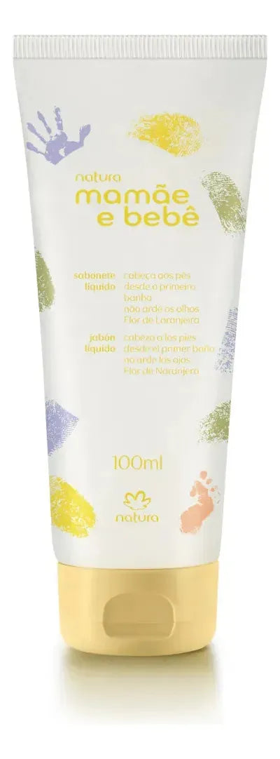 Sabonete Líquido Mamãe Bebê Flor De Laranjeira 100ml