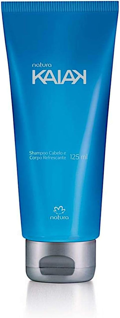 Shampoo Cabelo e Corpo Kaiak Refrescante Masculino 125ml